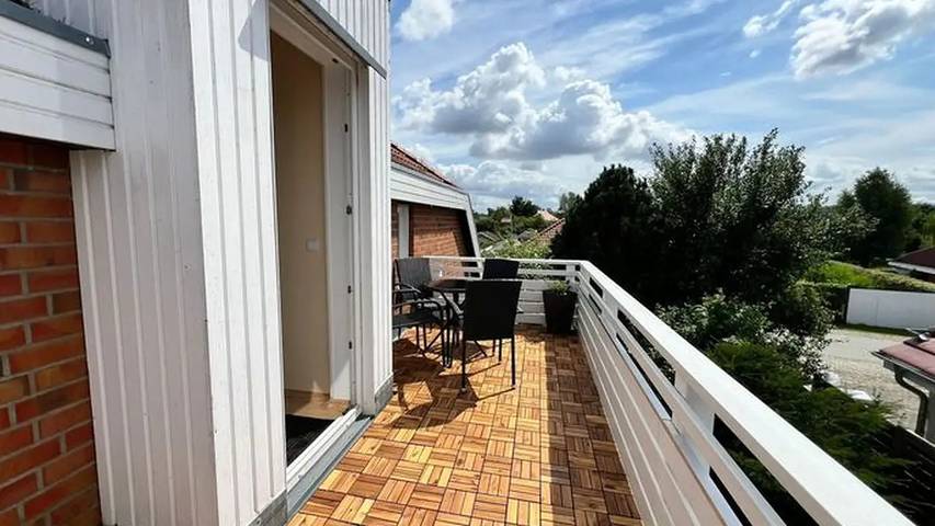 Ferienwohnung für 4 Personen, mit Pool und Balkon sowie Sauna, mit Haustier in Dassow