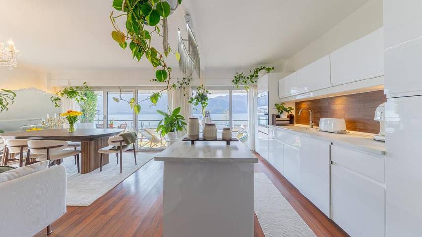 Gîte pour 4 personnes, avec vue ainsi que balcon et vue sur le lac à Tresserve - 4