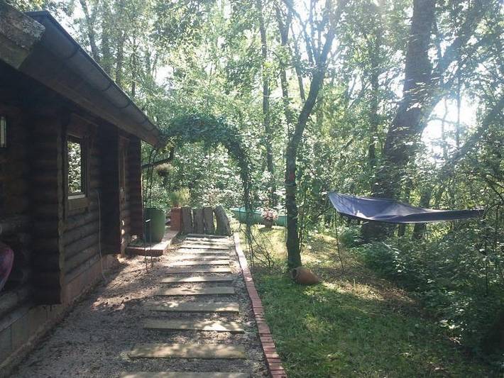 Idyllisches Blockhaus in Weidenberg-Hartmannsreuth in Weidenberg, Frankenalb