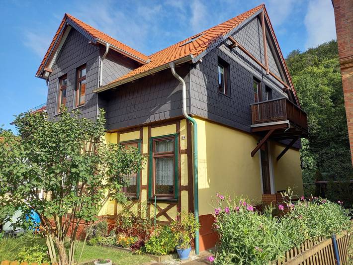 Ferienwohnung für 4 Personen, mit Ausblick und Garten in Schloss Wernigerode