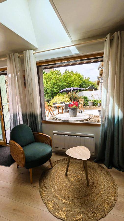 Chambre d’hôte pour 2 personnes, avec Terrasse et Jardin