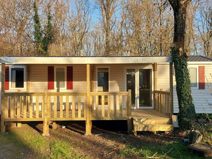 Camping voor 4 personen, met zwembad in Charente