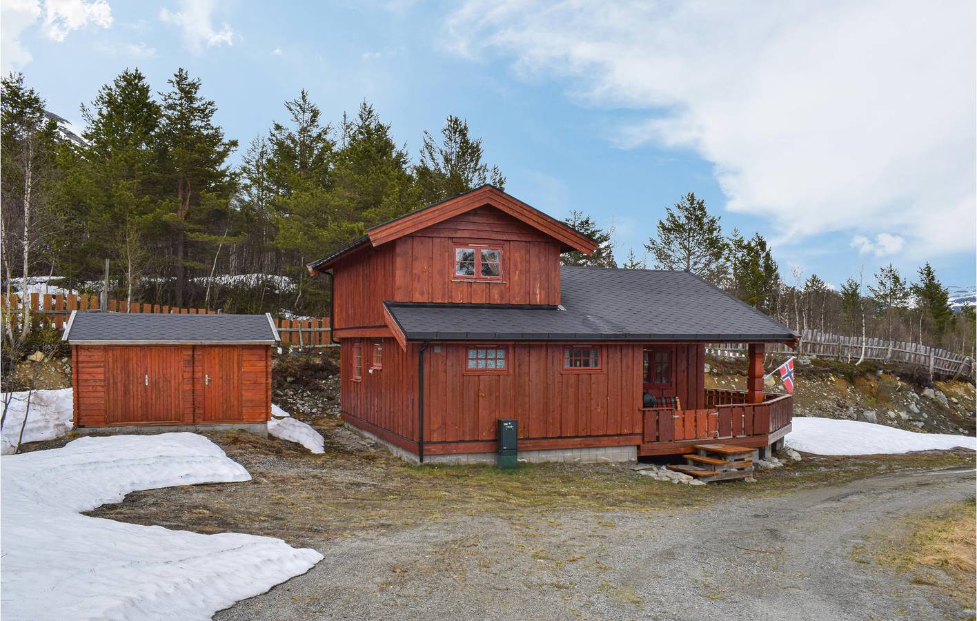 Ferienhaus für 8 Personen mit Terrasse in Skjåk
