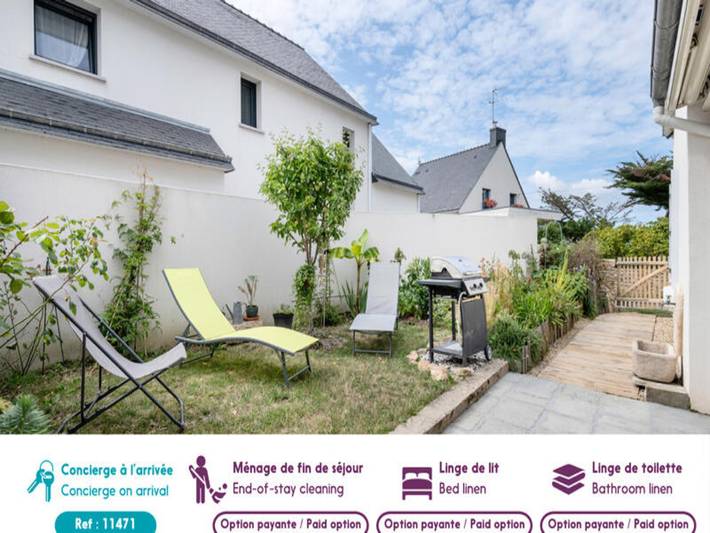 Gîte pour 4 personnes, avec jardin, adapté aux familles à Saint-Armel - 3