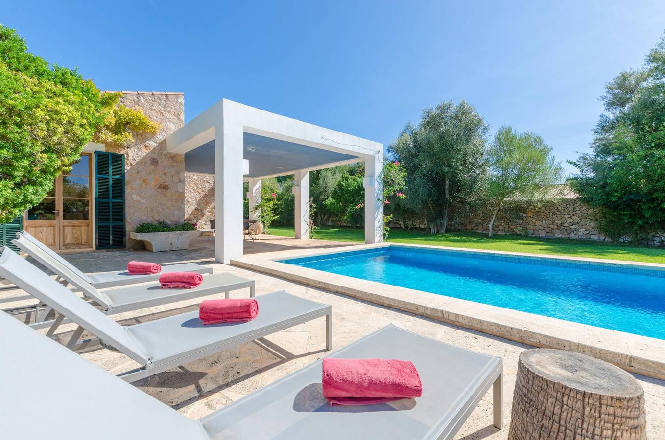 Sa Plana - Ferienhaus mit privaten Pool in Son Servera. Wifi gratis in Port Nou, Son Servera