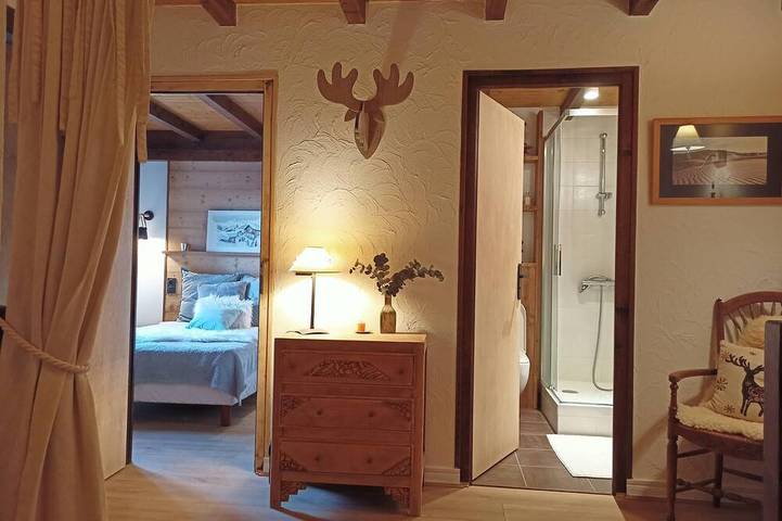 Appartement entier, Duplex entièrement rénové avec vue exceptionnelle sur le Mont Blanc in Cordon, Pays du Mont-Blanc