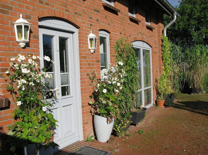 Ferienwohnung für 4 Personen, mit Balkon/Terrasse und Terrasse in Hattstedtermarsch