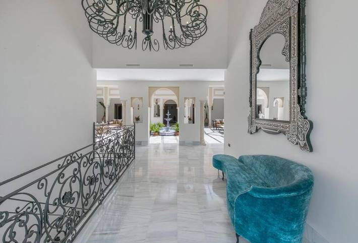 Casa rural para 14 personas, con sauna y vistas además de piscina y jardín, Se admiten mascotas en Cortegana - 4