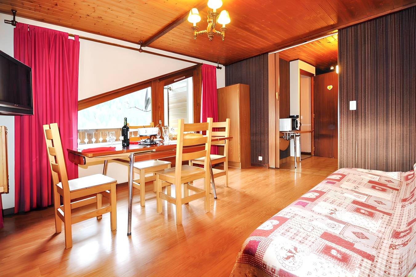 Appartement entier, Appartement chaleureux La Chapelle-d'Abondance 41 m² vue montagne in La Chapelle-d'Abondance, Les Portes du Soleil