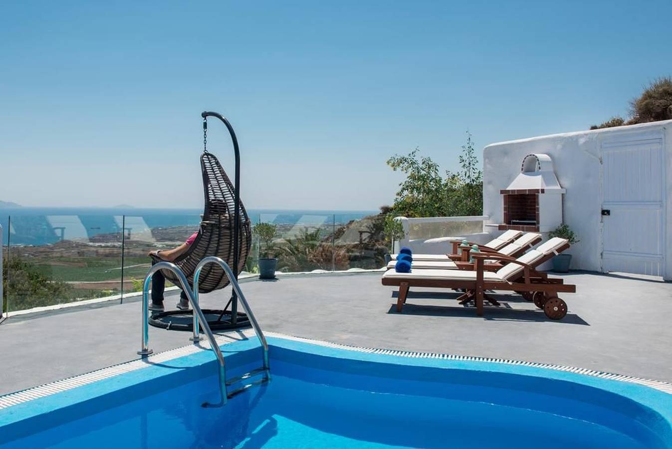 Wonderful Santorini Villa | 1 Bedroom | Dream Villa Dyo | Stunning Sea Views & Private Pool | Vourvoulos in Vourvoulos, Santorini