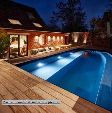 Chambre d’hôte pour 2 personnes, avec jardin ainsi que piscine et vue dans Braine-le-Comte
