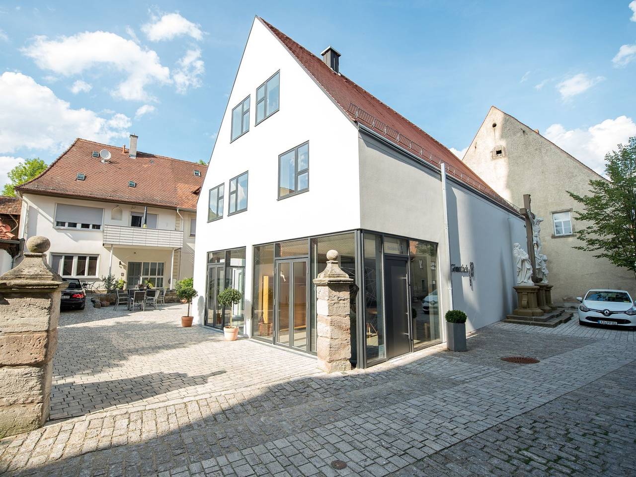 Appartement entier, Appartement '3 Domina 40 m²' avec terrasse partagée et Wi-Fi in Iphofen, Région viticole de Franconie