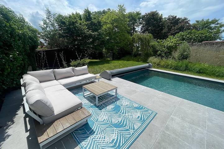 Maison de vacances pour 12 personnes, avec Jardin à La Jarrie