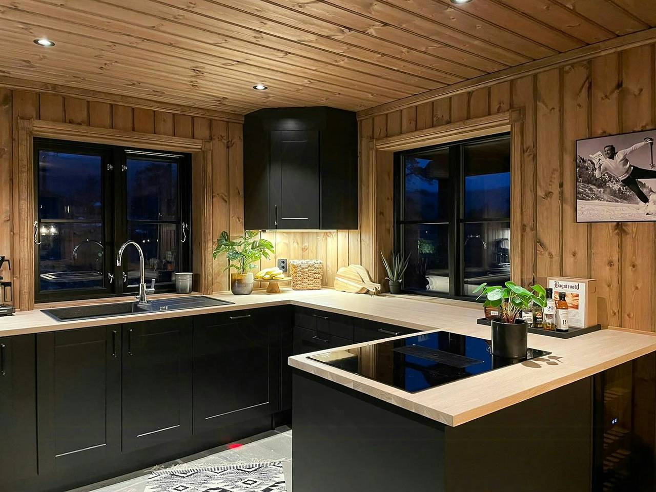 Gemütliche Hütte mit Sauna in Flå in Flå