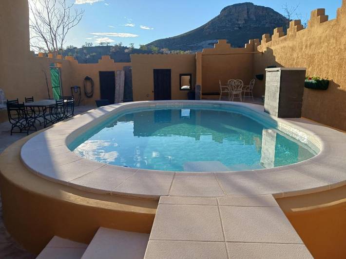 Casa rural para 8 personas, con vistas además de piscina y jardín en Albox - 4