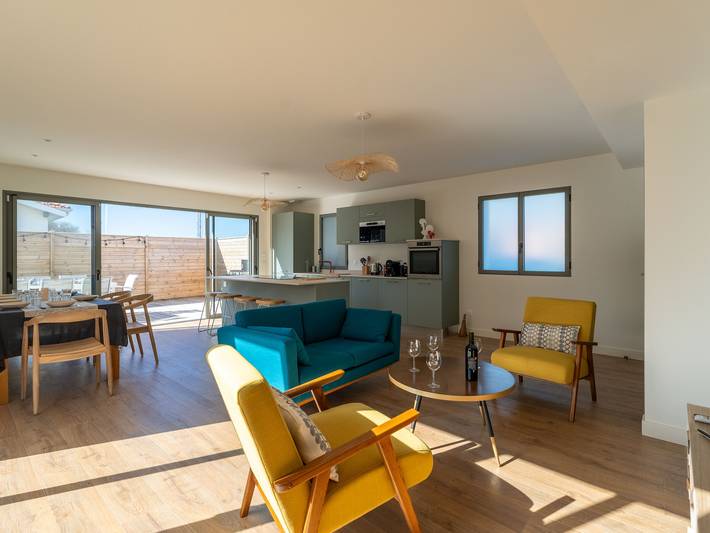 Ferienhaus für 8 Personen, mit Terrasse