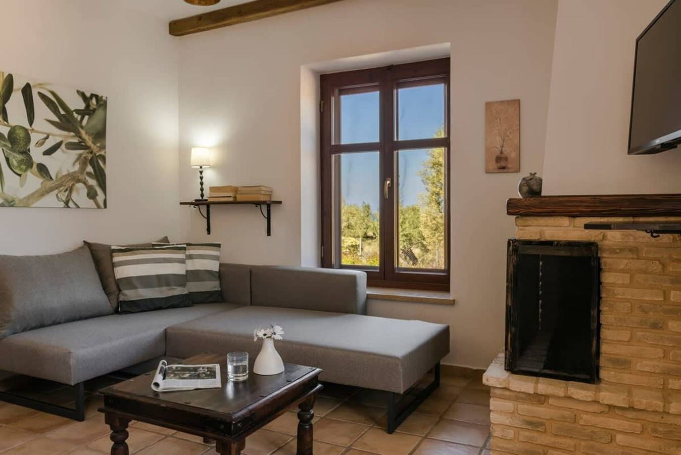 Ferienhaus für 6 Personen mit Balkon in Petrovouni, Kardamyli