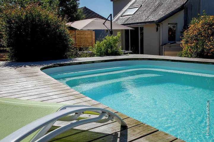 Maison de vacances pour 8 personnes, avec piscine à Damgan