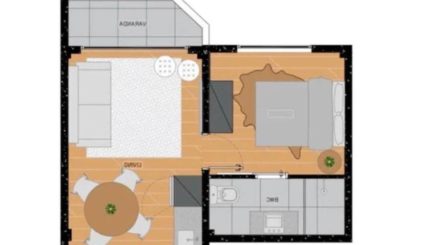 Gîte pour 4 personnes, avec balcon et jardin à Joinville