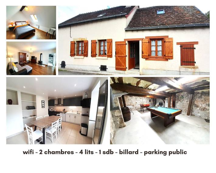 Maison de vacances pour 6 personnes, avec jardin
