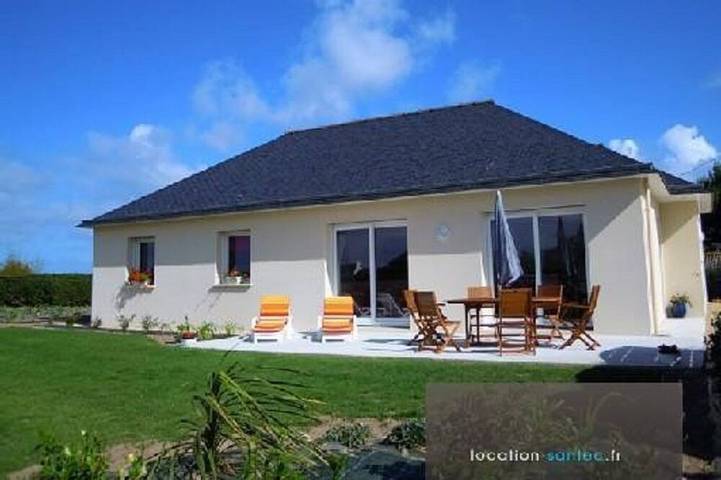 Location de vacances pour 6 personnes, avec jardin et terrasse dans Plage Du Pouldu Santec