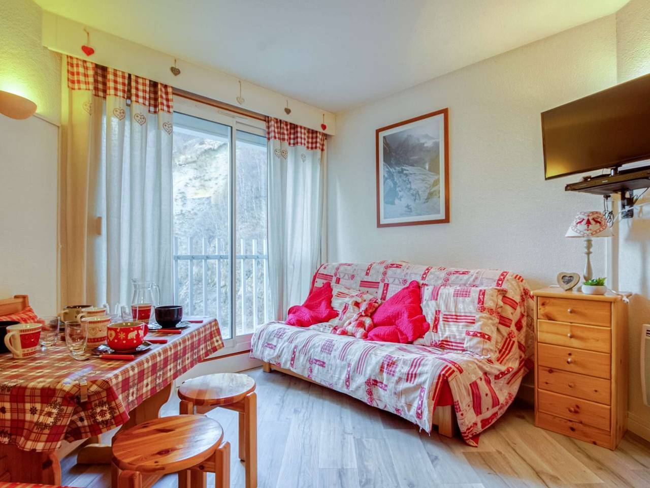 Ganzes Studio, Studio für 4 in Barèges mit Aufzug in Barèges, Nationalpark Pyrenäen