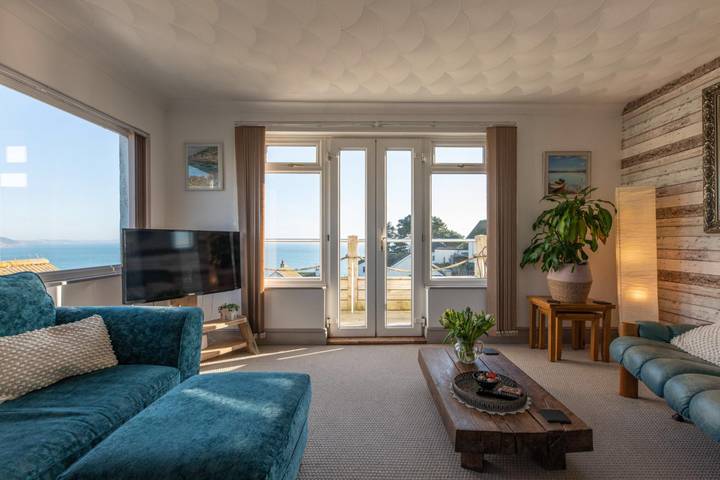 Appartement de vacances entier, Appartement de vacances pour 2 personnes avec vue sur l’océan in Looe, Cornouailles
