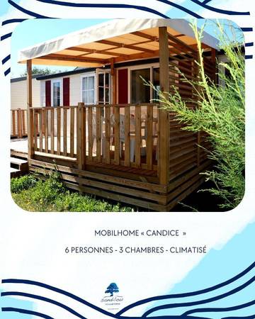 Camping pour 6 personnes, avec terrasse à Sigean