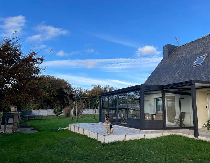 Gîte pour 8 personnes, avec terrasse et jardin