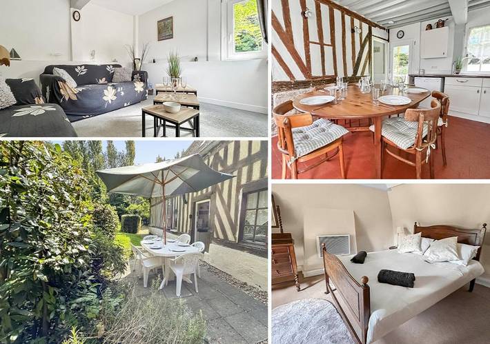 Location de vacances pour 6 personnes, avec terrasse à Fiquefleur-Équainville