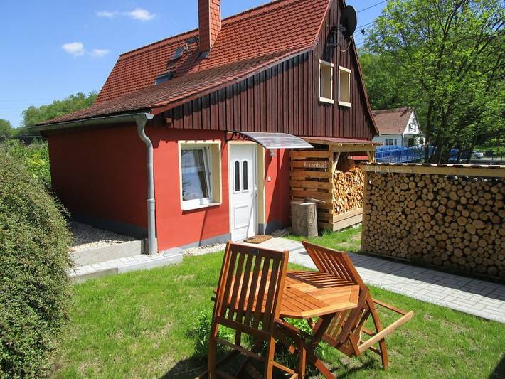 "Mandauhäusel" mit Sauna in Hainewalde, Zittauer Gebirge