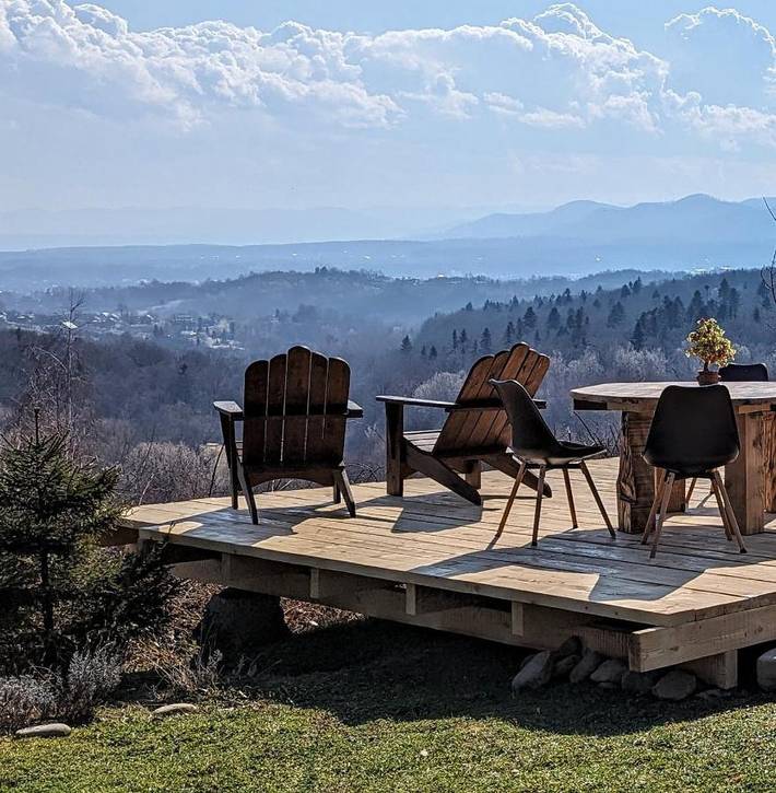 Chalet für 12 Personen, mit Pool und Terrasse sowie Ausblick in der Ukraine
