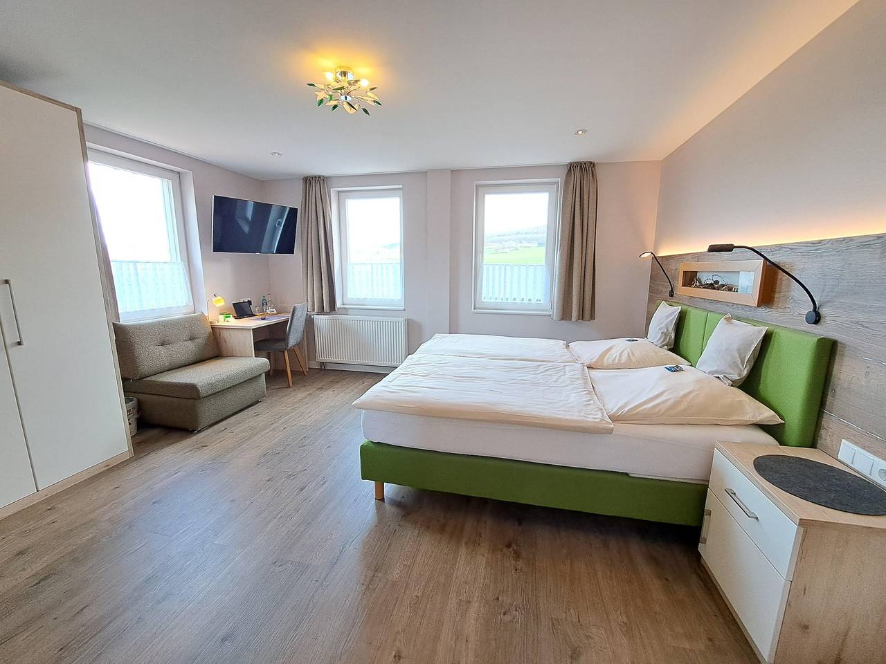 Doppelzimmer Neubau in Wesertal, Hessisches Bergland