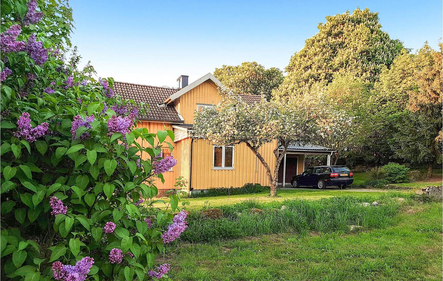 Ferienhaus für 10 Personen mit Terrasse in Marks Kommun, Västergötland
