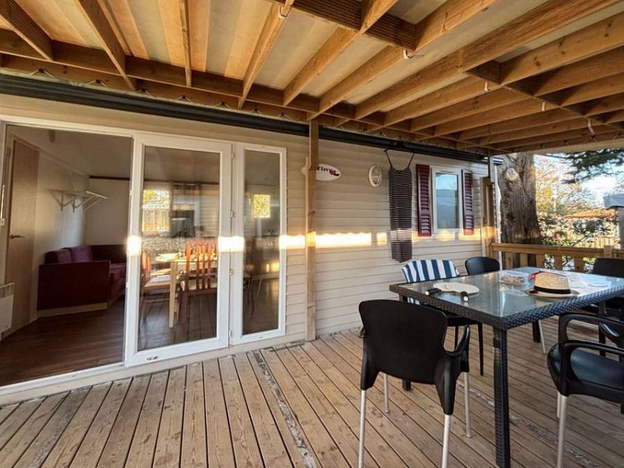 Camping Clos Mer et Nature - Mobilheim 4 personen - Azur Confort - 2 Zimmer / 4 P. in Saint-Michel-Chef-Chef, Côte de Jade