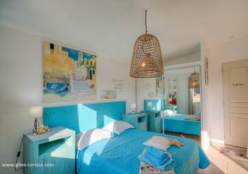 Chambre d’hôte pour 2 personnes, avec piscine et terrasse à Pianottoli-Caldarello