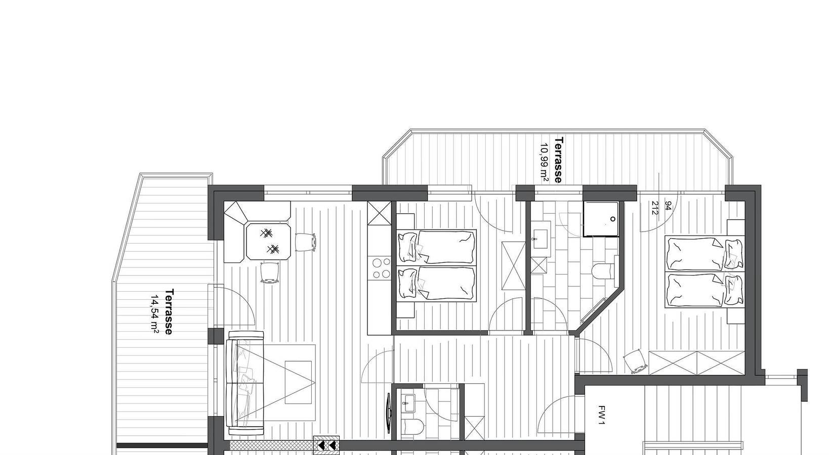 Ganze Ferienwohnung, Ferienwohnung 2 in Tuxer Alpen, Aschau im Zillertal