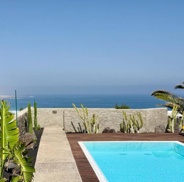 Casa rural para 4 personas, con Balcón y Terraza además de Jardín y Piscina en Famara - 3