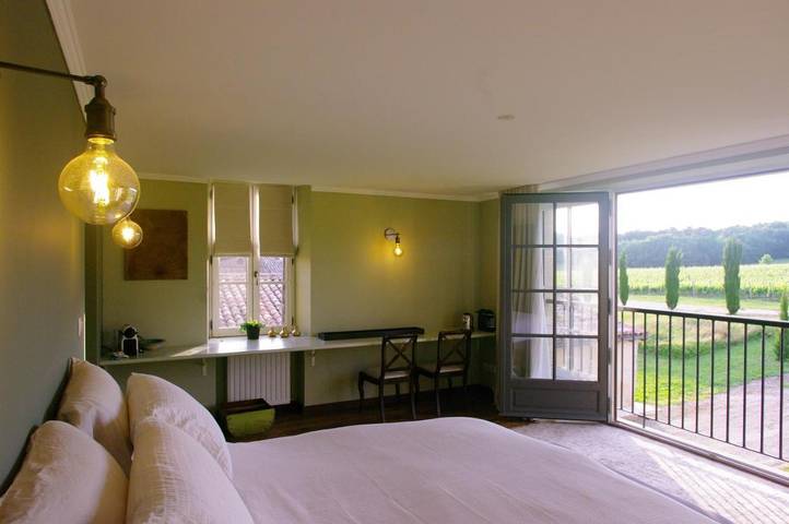 Location de vacances pour 12 personnes, avec piscine ainsi que vue et jardin à Capian - 2