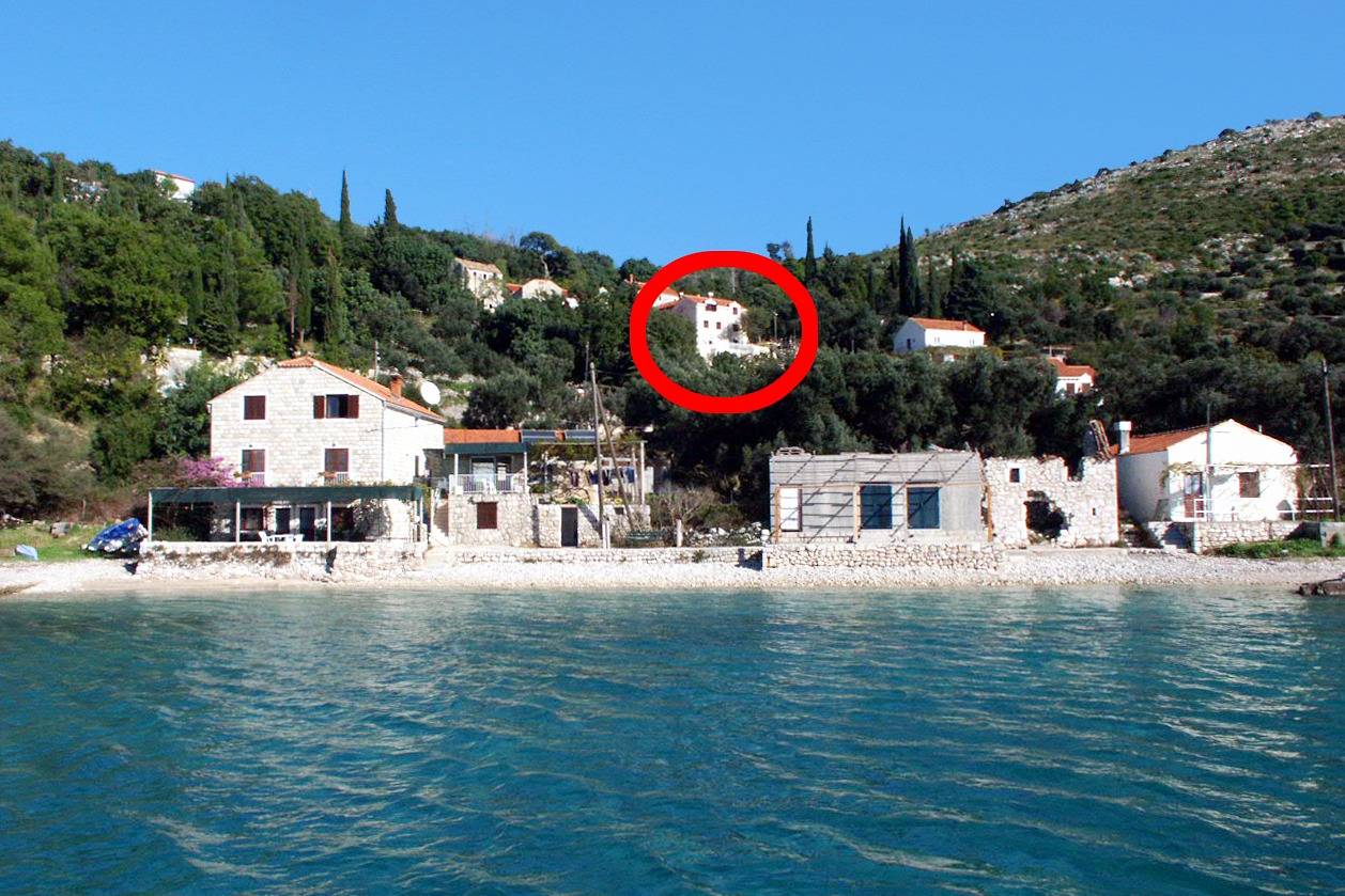 Ganze Wohnung, 1-Zimmer-Ferienwohnung mit Terrasse und Meerblick Sladenovici, Dubrovnik -b in Slano, Dubrovnik-Neretva