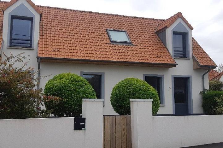 Ferienhaus für 6 Personen, mit Terrasse und Whirlpool sowie Garten in Wissant
