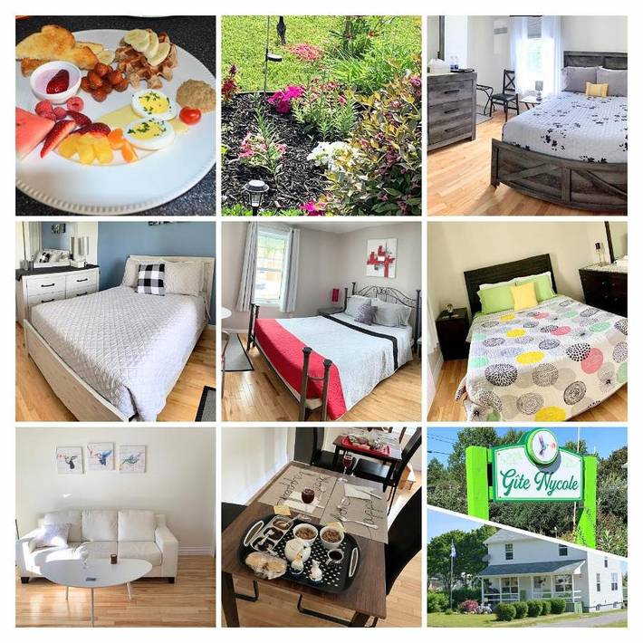 Chambre d’hôte pour 2 personnes, avec vue et terrasse dans Percé