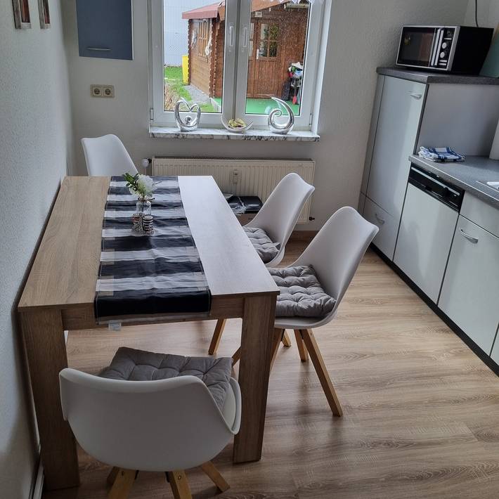 Ferienwohnung für 4 Personen, mit Garten in Mühlhausen