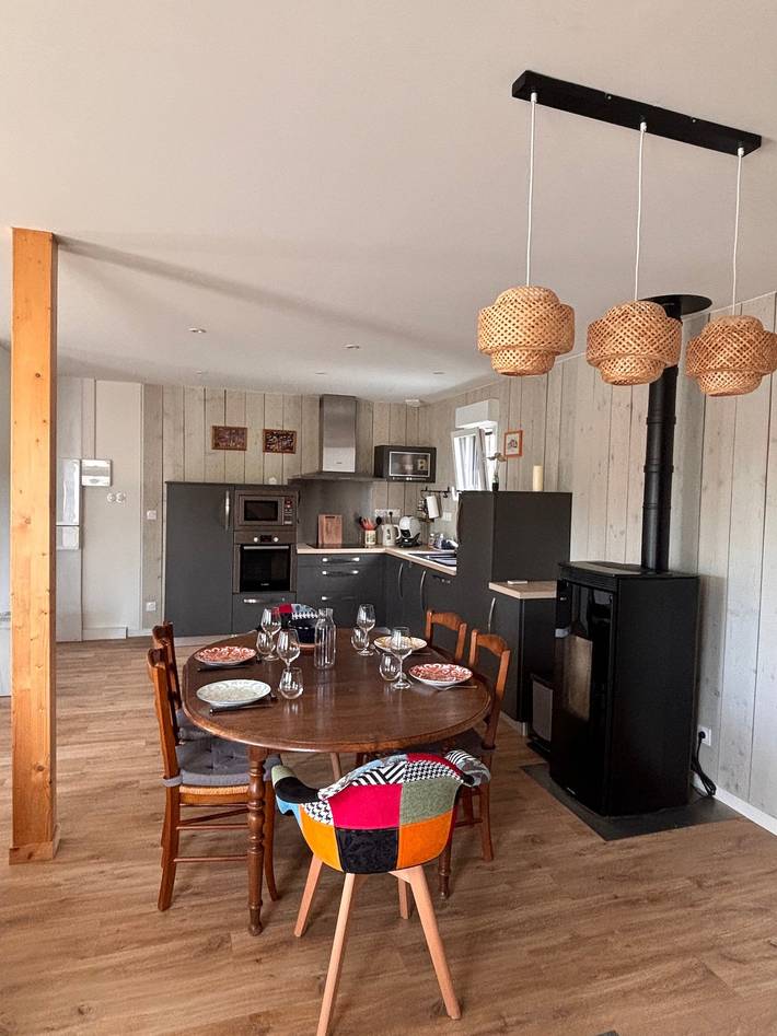 Ferienhaus 'Gîte 6 Personen' mit privater Terrasse, Garten und Wlan in Heugueville-sur-Sienne, Coutances und Umgebung