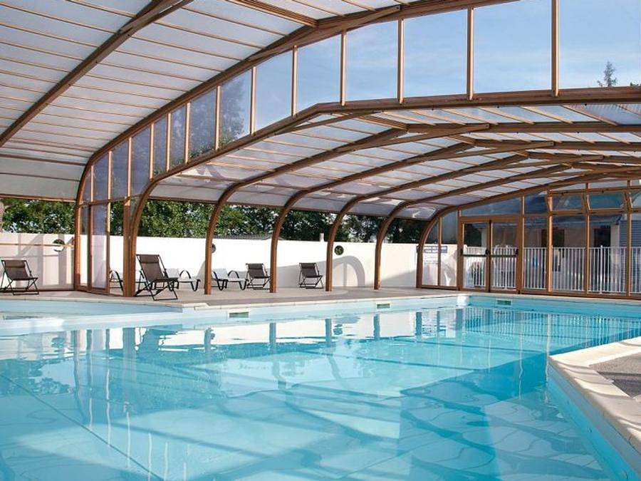 Camping Paradis d'Arvor - Mobilhome 4 personas - Dominó in Ambon, Côte des Mégalithes