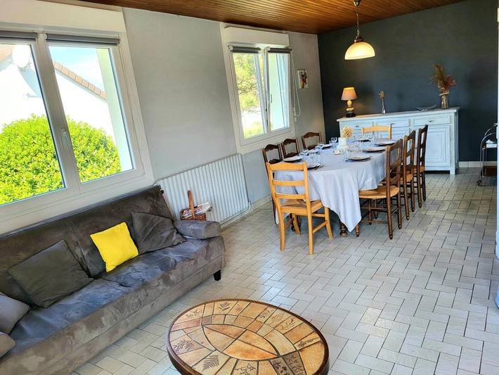 Ferienhaus Alizée am Meer mit Terrasse, privatem Garten und Wlan in Saint-Germain-sur-Ay, Coutances und Umgebung