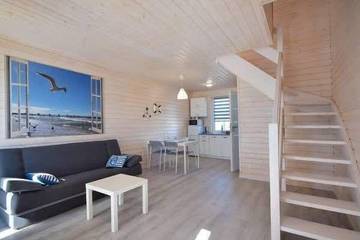 Bungalow für 6 Personen, mit Pool und Garten, mit Haustier in Mielno