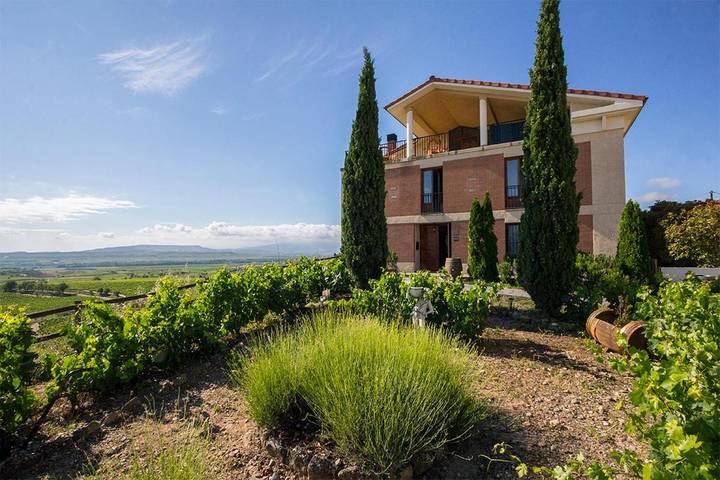 Hôtel pour 2 personnes, avec Balcon et Terrasse ainsi que Jardin et Vue à Briones