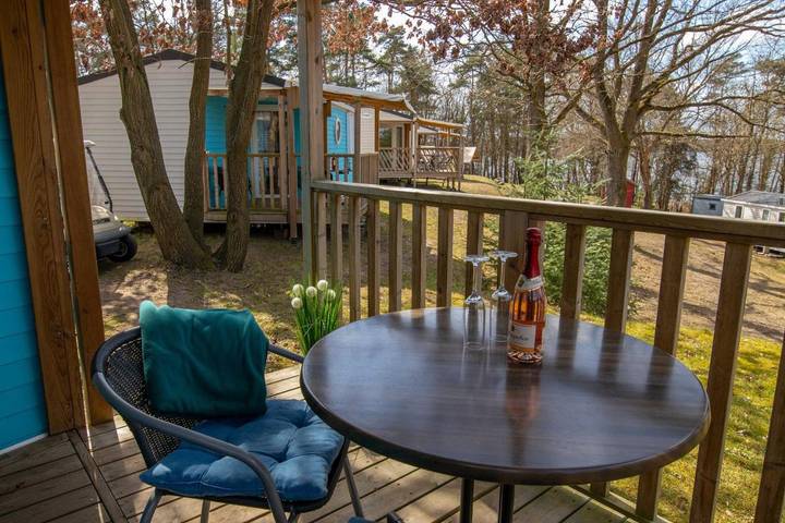 Bungalow für 5 Personen, mit Terrasse und Seeblick sowie Ausblick in Lychen - 4