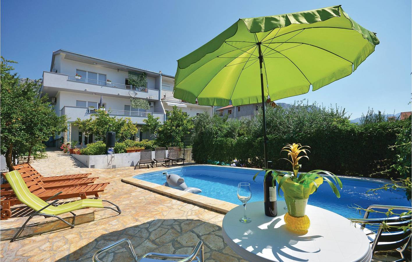 Ganze Ferienwohnung, Ferienwohnung für 6 Personen mit Terrasse in Kastel Sucurac, Kaštela